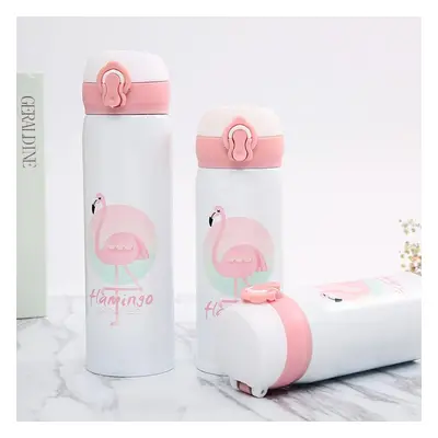 Dětská termoska Flamingo 350ml nerez s uzávěrem