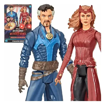 Marvel - Figurky Titan Hero - Doctor Strange a Scarlet Witch 30cm.