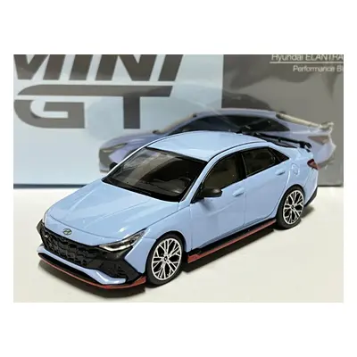 Hyundai Elantra N - Performance Blue - 1/64 Minigt 404 (L6-x)