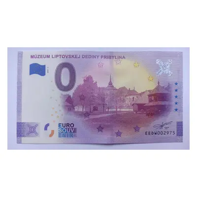 0 Euro souvenir Muzeum Liptovskej Dediny Pribylina 2021-1 /2