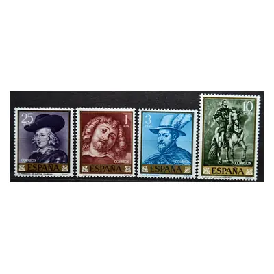 Rubens-umění MiNr.1322-1325(16Eur) Španělsko 1962./B-959c