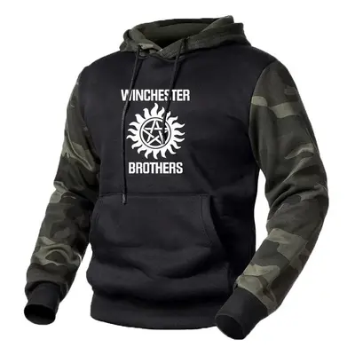 Winchester Brothers Logo - pánská mikina s kapucí