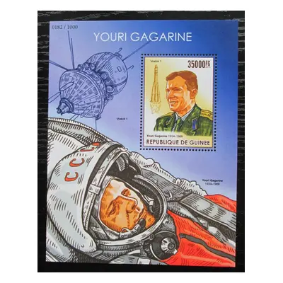 Guinea 2015 Jurij Gagarin Mi Block 2570 Kat 14 1972