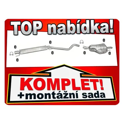 Výfuk Opel Astra G 2.0 101HP 2.2 125HP Dti Kombi 2003-2004 754