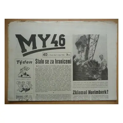 Staré noviny - My 46 - číslo 40. - z 5. října roku 1946