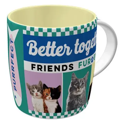 Nostalgic Art Keramický Hrnek 330ml Motivem Better Together Cats Kočka