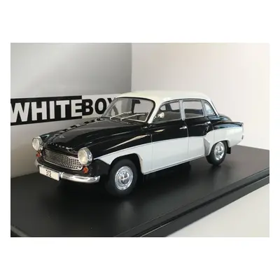 Wartburg 312 - bílá/černá - Whitebox 1/24 - WB124096