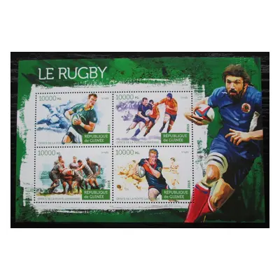 Guinea 2015 Rugby Mi 11273-76 Kat 16 1839