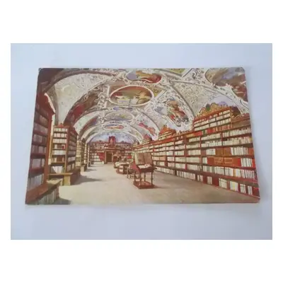 Theologische Saal der Bibliotek - knihovna klášter Strahov Postkarte