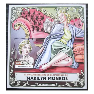 Niger 2016 Marilyn Monroe Mi Block 507 Kat 14 2520