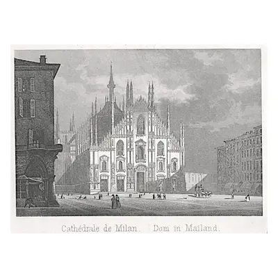 Milano Dom oceloryt (1840)