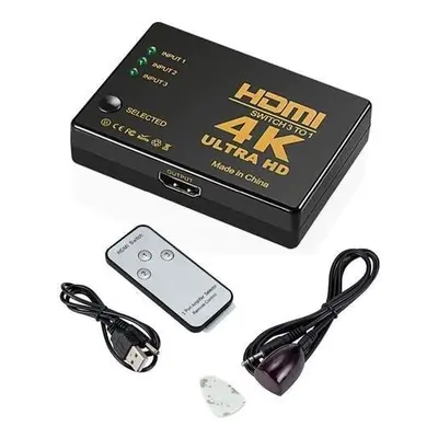 Hdmi 4K Přepínač S Dálkovým Ovládáním