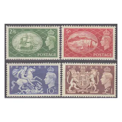 Anglie 1951 Výplatní - Sg. 509-512 / Mi. 228-230 - nálepka