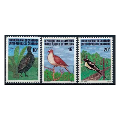 Kamerun 1982 /Mi. 985-7 komplet ptáci fauna /C1/