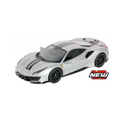 Bburago 1/64 Ferrari Ferrari 488 Pista 2019 Stříbrné