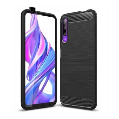 Kvalitní zesílené černé pouzdro zadní kryt obal Carbon pro Honor 9X