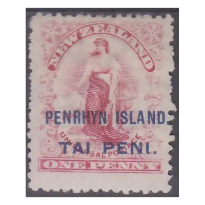 Penrhyn Islands 1902 Přetisk na New Zealand - Sg. 10 - nálepka