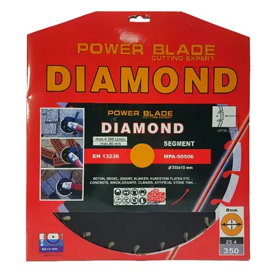 Kotouč diamantový segmentový 350mm 254mm Power Blade (P.Alt) M08535