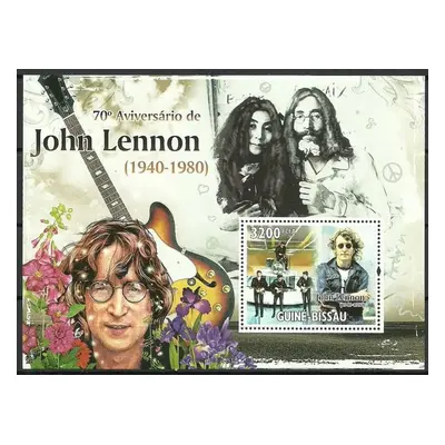 Guinea-bissau 2010 The Beatles John Lennon Mi Block 827 Kat 13 P010