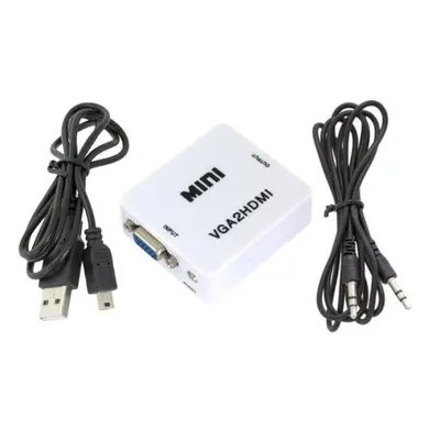 Konvertor Adaptér Kabel Převodník Vga Na Hdmi Audio Vstup