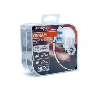 HB4 Halogenové žárovky 51W (OSRAM Night Breaker Laser) 3200K