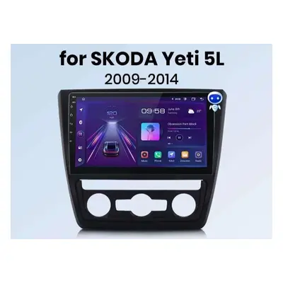 Android 12 autorádio s Carplay pro Škoda Yeti (2009-2014) 1/32 gb