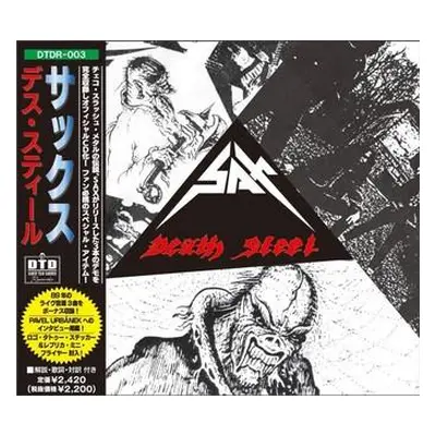 Sax - Death Steel Cd Nové Limited Japan Všechny Demalive Skladby