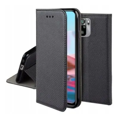 Flipové černé magnetické polohovací pouzdro Xiaomi Redmi Note 10s