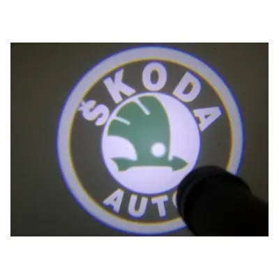 Led logo projektor Škoda 2 ks výkružní vrták