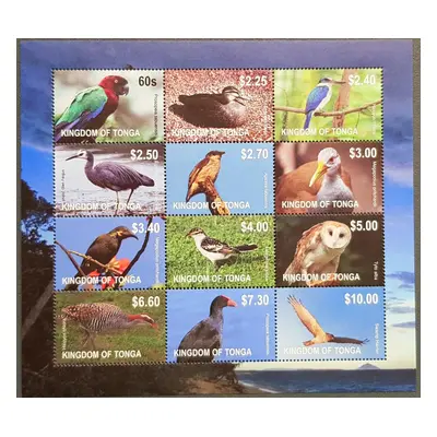 Tonga 2012 fauna - ptáci 1xTL katalog. cena 60 Euro