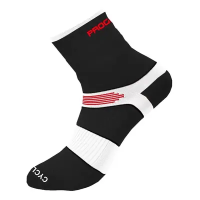 Cyklistické ponožky CYCLING HIGH SOX černá/bílá, 39-42