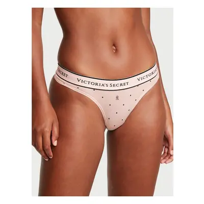 Tanga Victoria's Secret s puntíky bavlněné, M