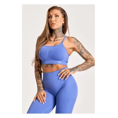 Bezešvá sportovní podprsenka Push Up GYM GLAMOUR 2.0 lavender, L