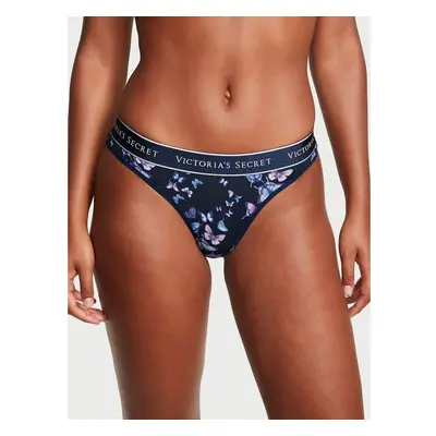 Tanga Victoria's Secret bavlněné s motýlky, M