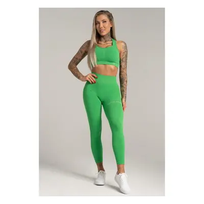 SLEVA- Bezešvé push up legíny GYM GLAMOUR Jungle, XS