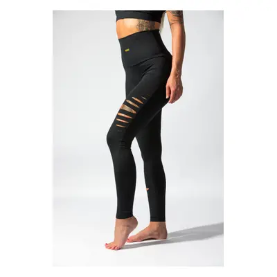 SLEVA- GoldBee Legíny Agáta Tiger Two Black, S