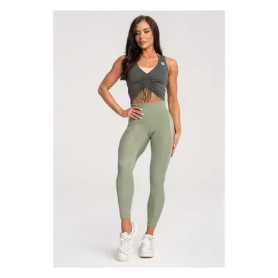 Sportovní legíny Gym Glamour Hedge Green, L