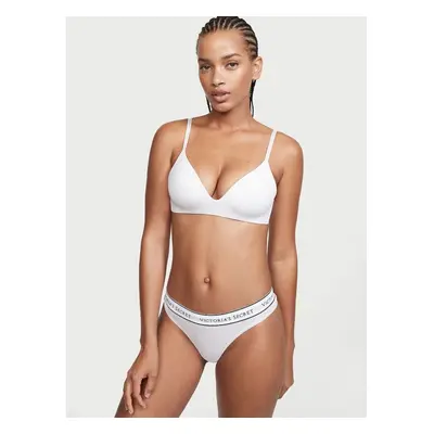 Bílá tanga Victoria's Secret T-243, M