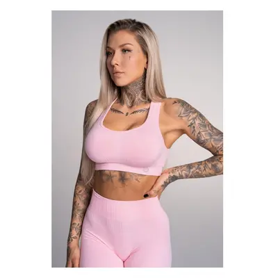 Gym Glamour Podprsenka Push Up Candy Pink, L