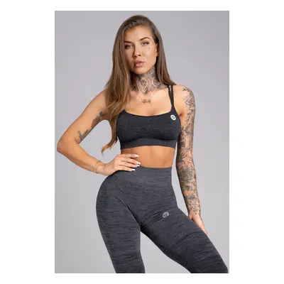 Gym Glamour Podprsenka Seamless Grey Melange, L