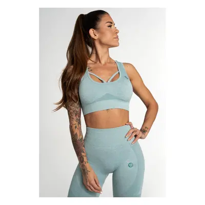 Gym Glamour Bezešvá Podprsenka Fusion Green, XS