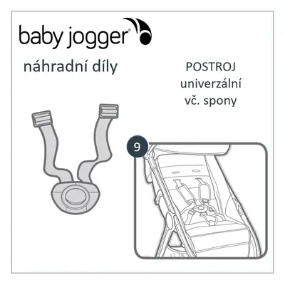 BabyJogger POSTROJ univerzální vč. spony