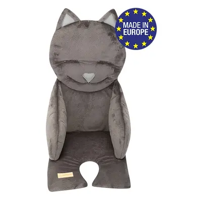 Bomimi Podložka do kočárku KITTY, GRAPHITE minky ¨