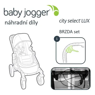 BabyJogger BRZDA set CITY SELECT LUX