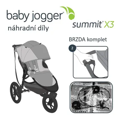 BabyJogger BRZDA komplet SUMMIT X3