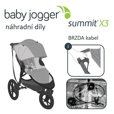 BabyJogger BRZDA kabel SUMMIT X3