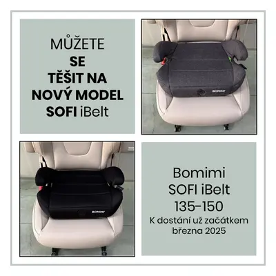 Bomimi SOFI iBelt podsedák 135-150 black