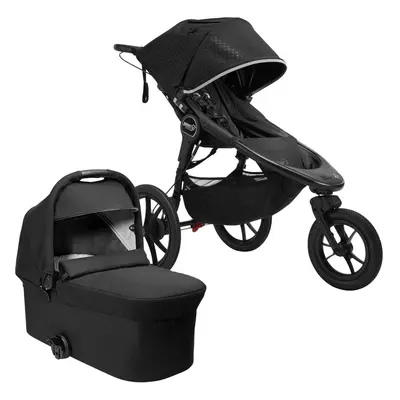 BabyJogger SUMMIT X3 set 2v1 (kočárek+korba) MIDNIGHT BLACK+PRIME BLACK