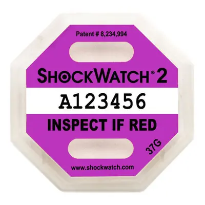 Indikátor nárazu Shockwatch2 - 37 g, fialový