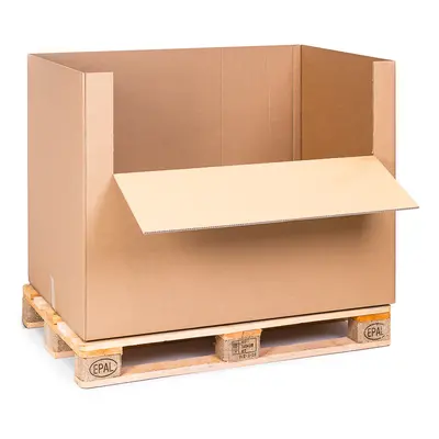 Přepravní EUROBOX 1200x800x900 5VVL s výklopným čelem - 10 ks